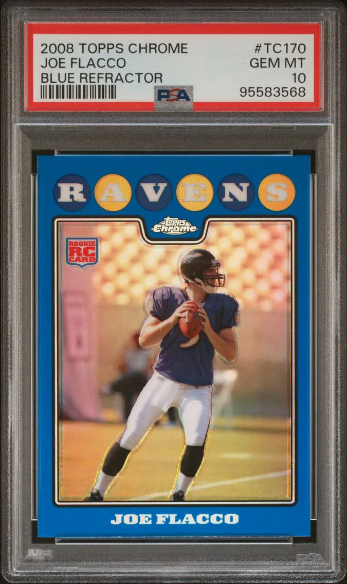 2008 #TC170 Joe Flacco PSA 10 Topps Chrome
