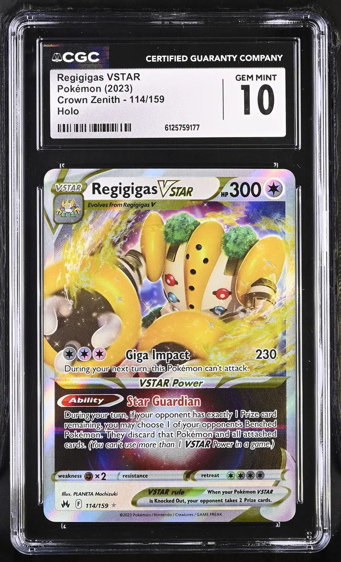 2023 #114 Regigigas VSTAR CGC 10 Crown Zenith - English