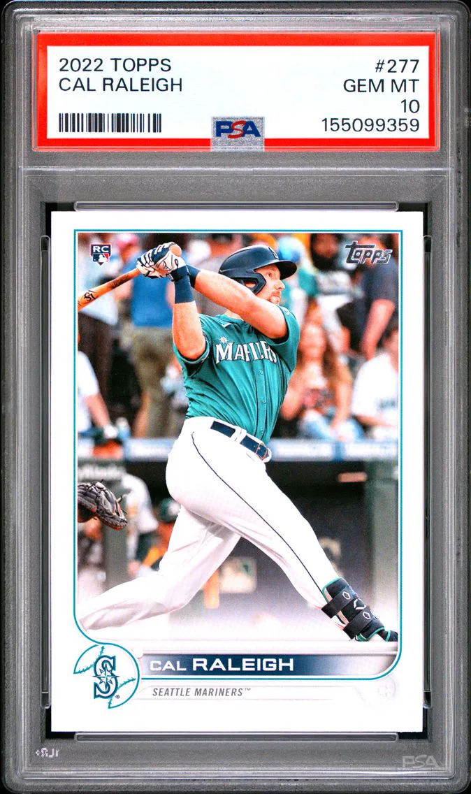 2022 #277 Cal Raleigh PSA 10 Topps