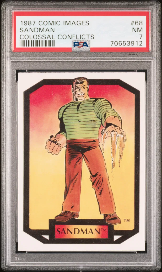 1987 #68 Sandman PSA 7 Comic Images Colossal Conflicts