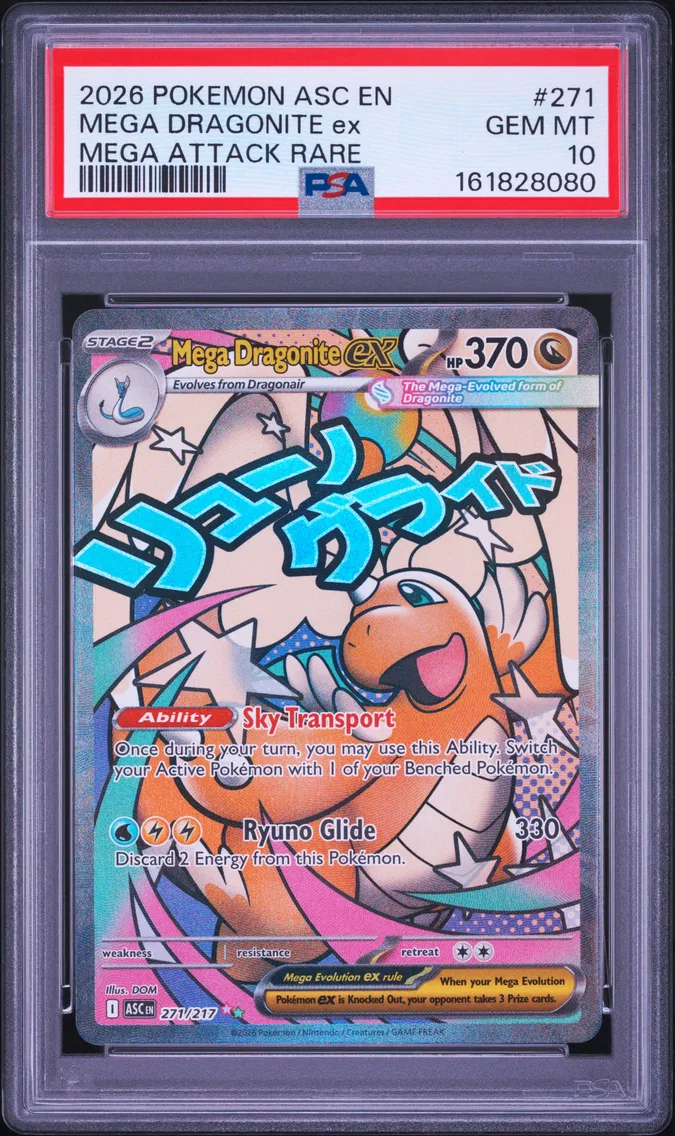 2026 #271 Mega Dragonite EX PSA 10 Asc EN-Ascended Heroes