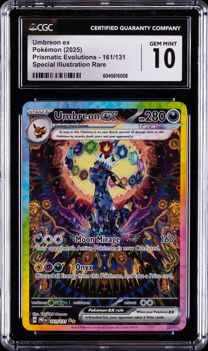 2025 #161 Umbreon ex SIR CGC 10