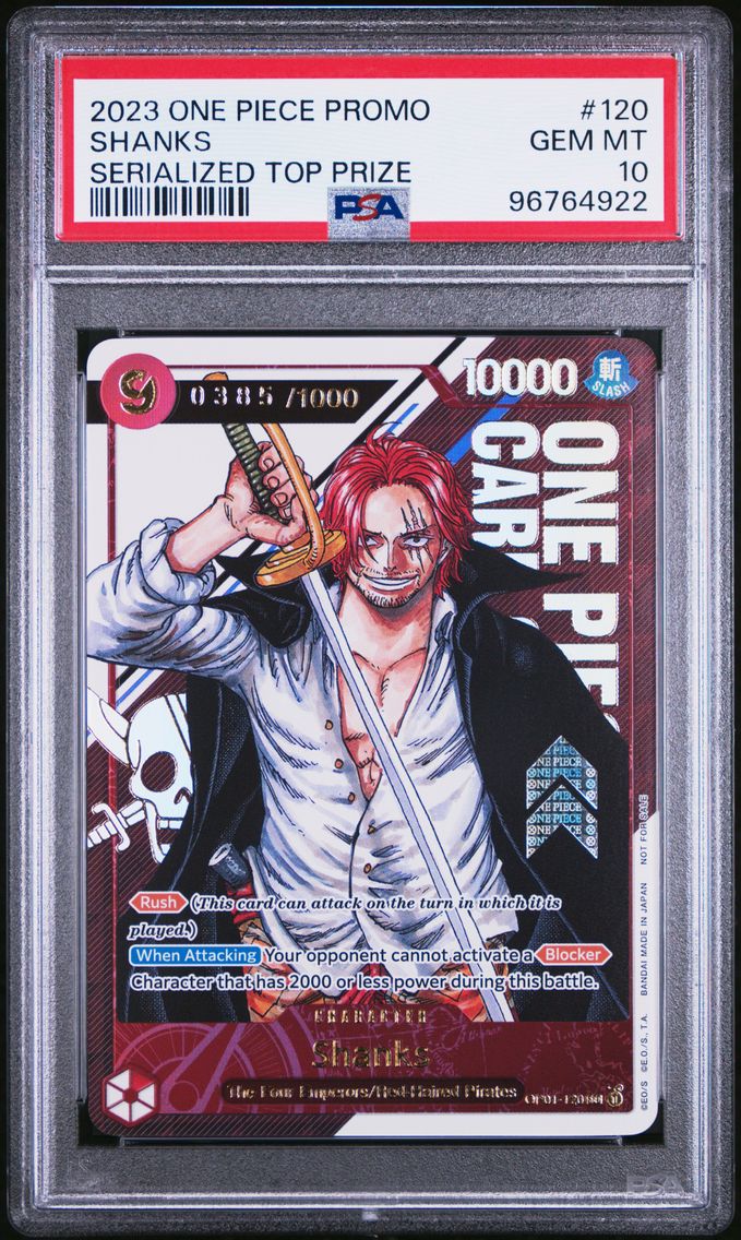 2023 #120 Shanks PSA 10 One Piec