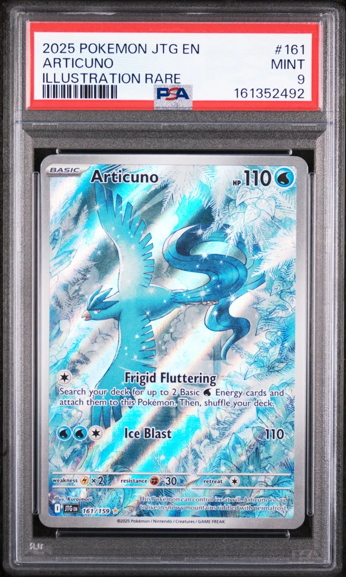 2025 #161 Articuno PSA 9 Jtg EN-