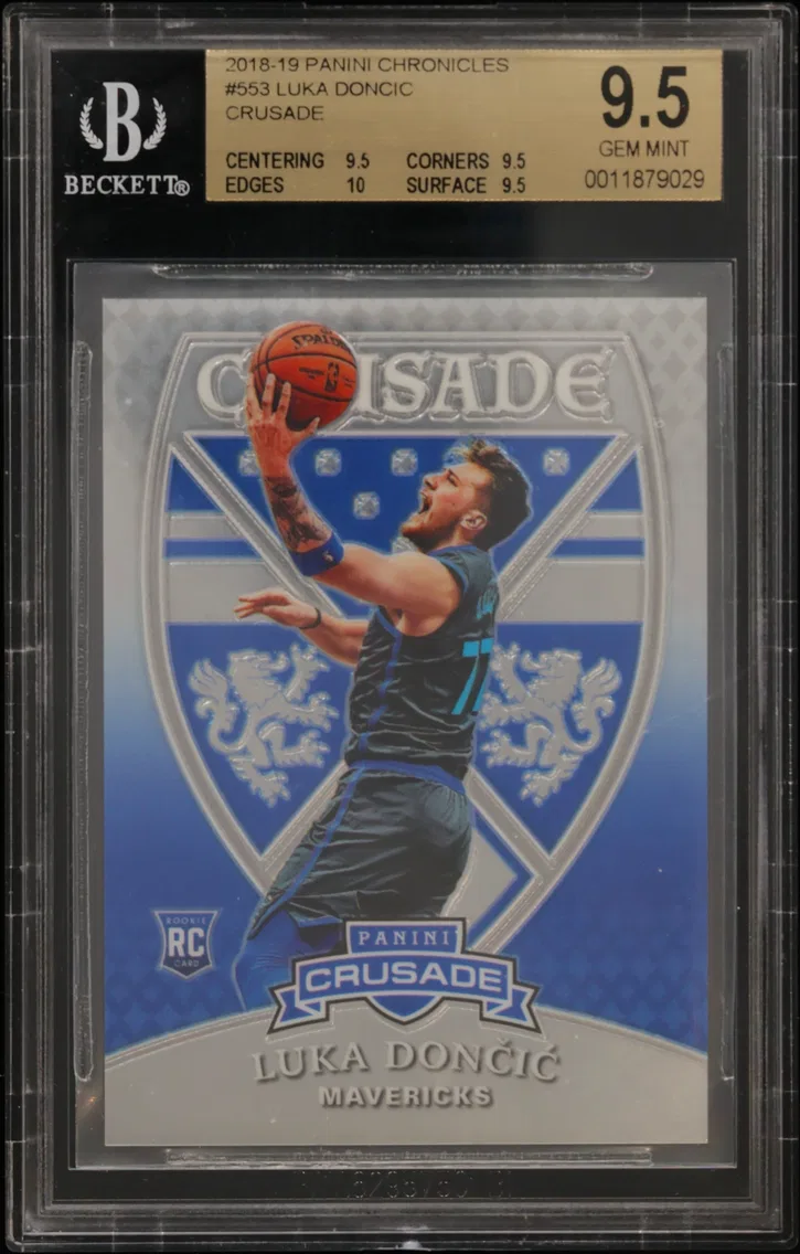 2018 #553 Luka Doncic/Crusade BGS 9.5 Panini Chronicles