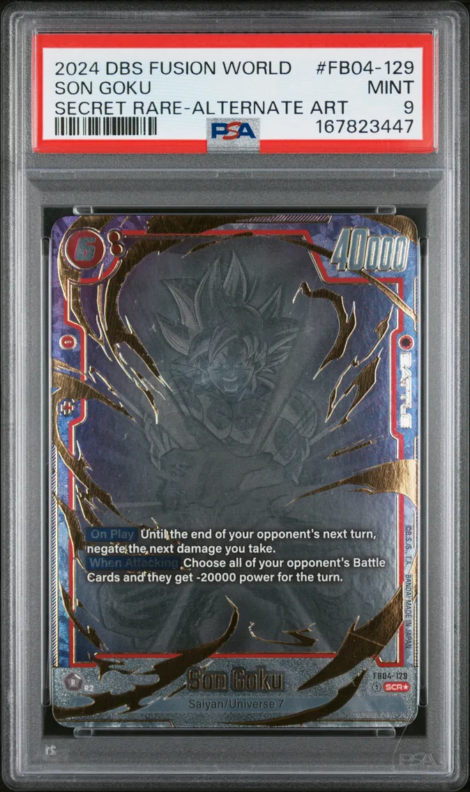 2024 #FB04-129 Son Goku PSA 9 Dragon Ball Super Card Game Fusion World Ultra Limit