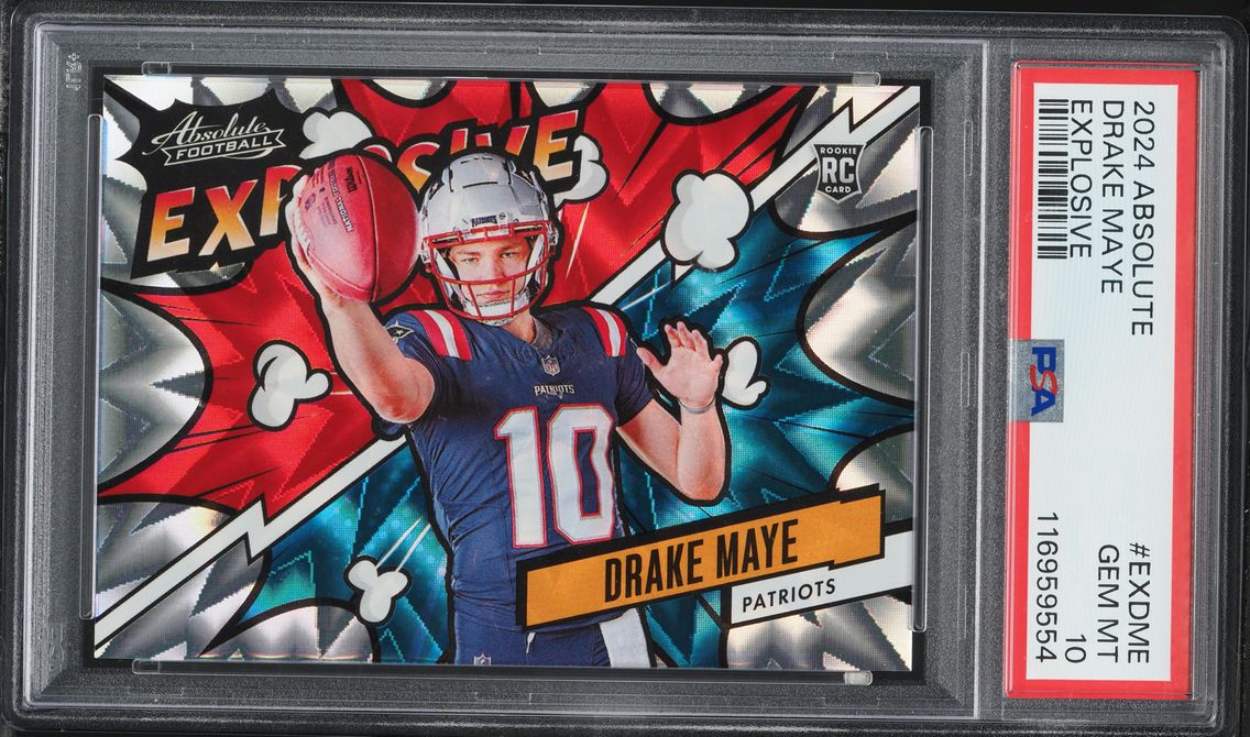 2024 #EXDME Drake Maye PSA 10 Pa