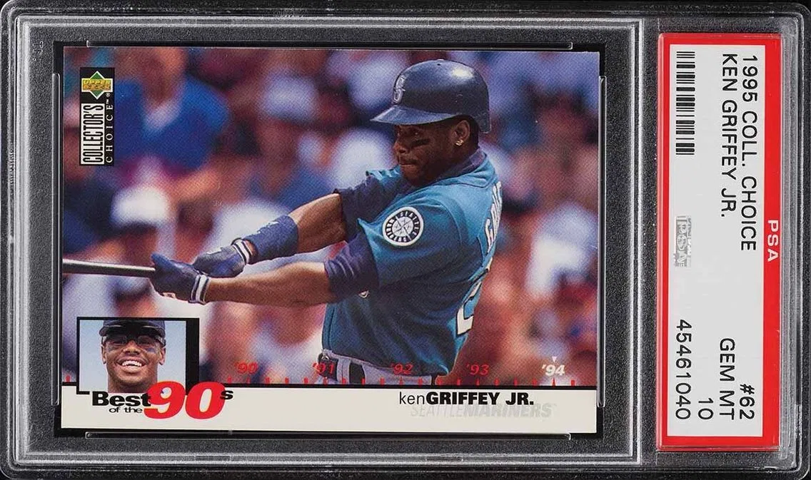 1995 Collector's Choice Ken Griffey Jr. #62 PSA 10 GEM MINT