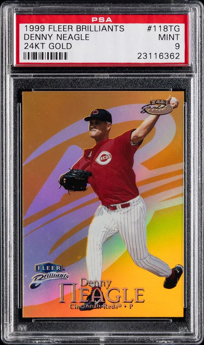 1999 #118TG Denny Neagle PSA 9 Fleer Brilliants