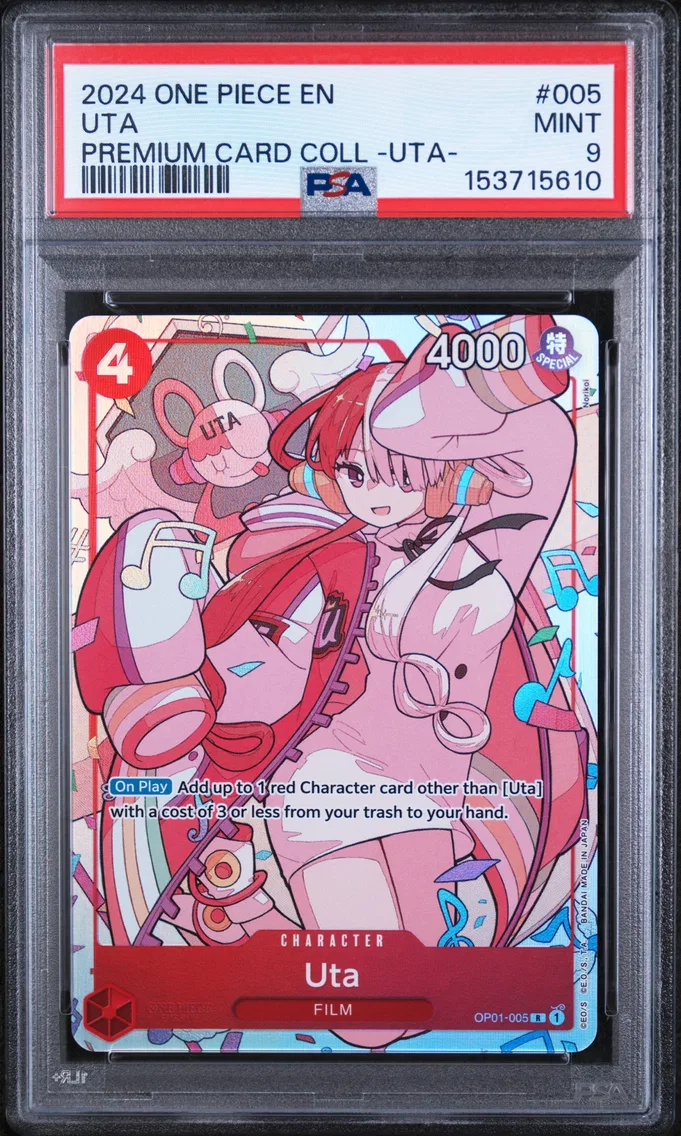 2024 #005 Uta PSA 9 One Piece Premium Card Collection -Uta-