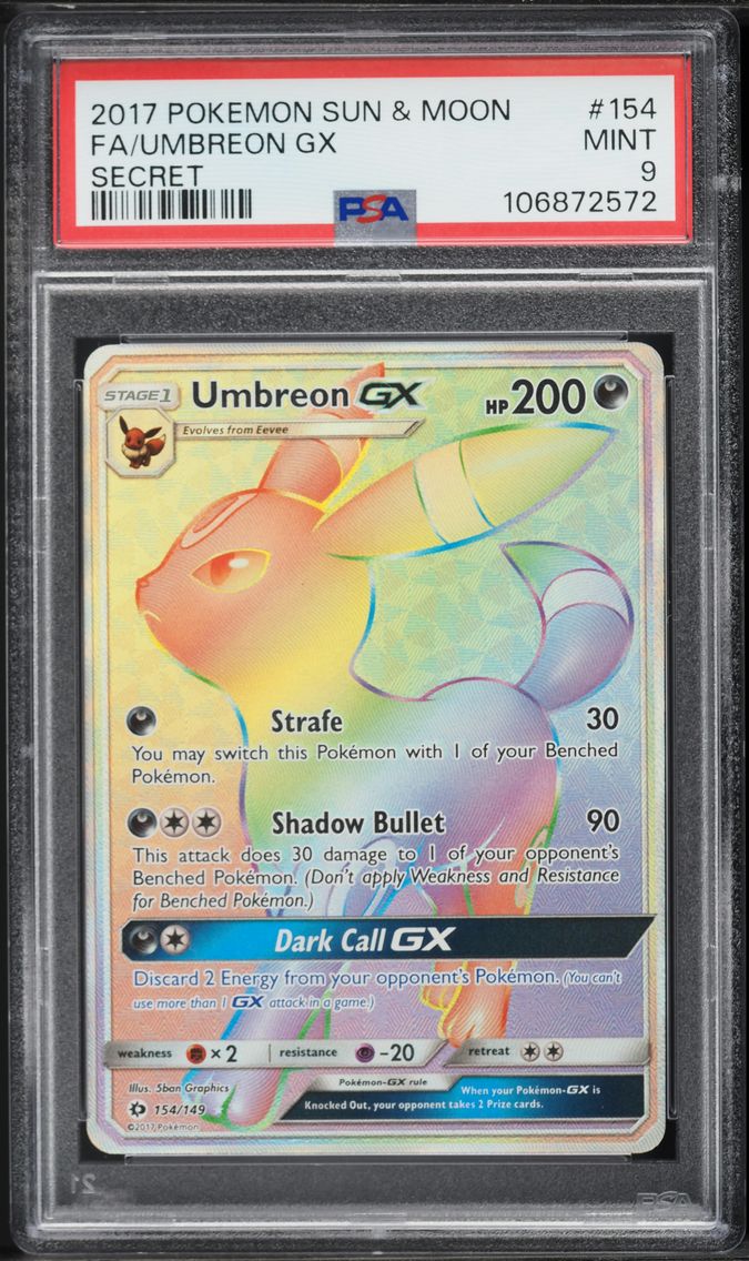2017 #154 Full Art/Umbreon GX PS