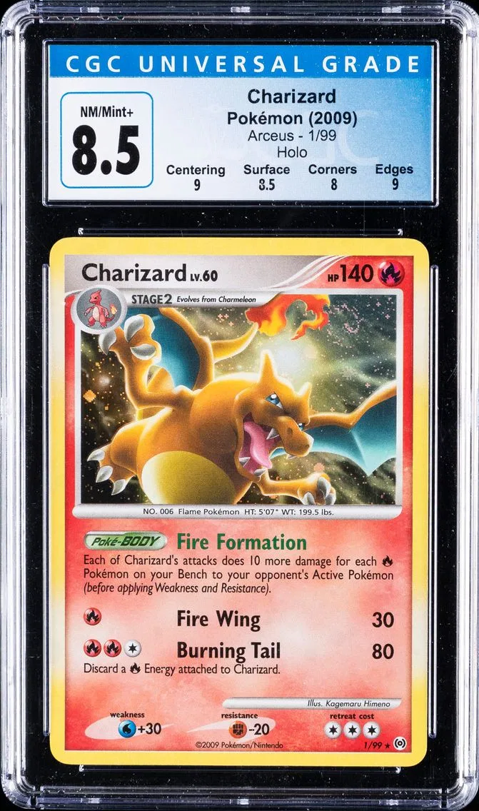 2009 #1 Charizard-Holo CGC 8.5 P