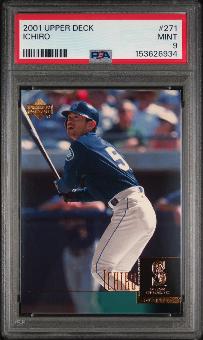 2001 #271 Ichiro PSA 9 Upper Deck