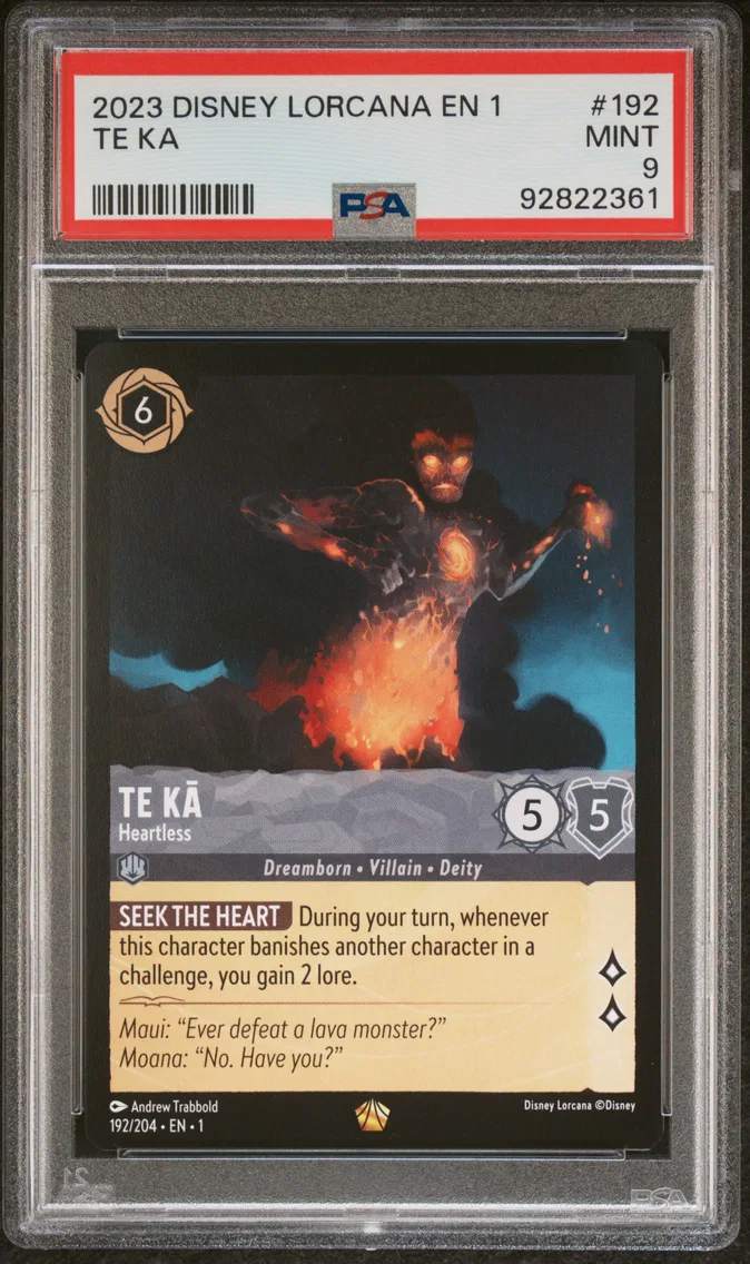 2023 #192 TE KA PSA 9 Disney Lorcana EN 1-the First Chapter