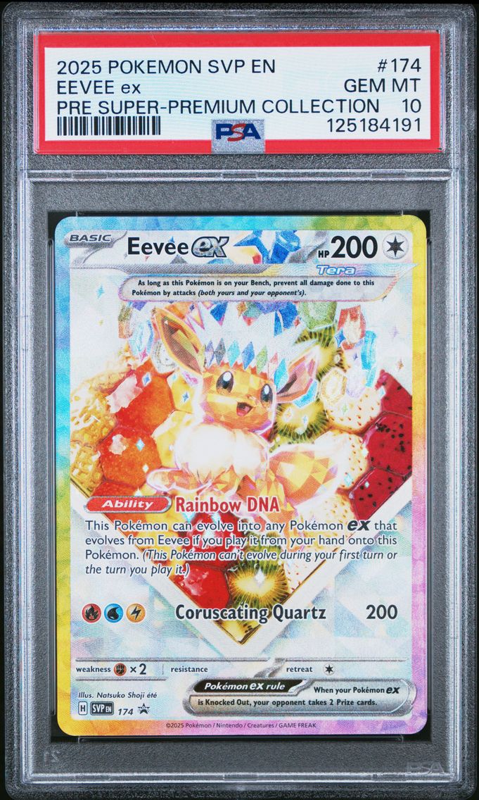 2025 #174 Eevee EX PSA 10 Svp EN
