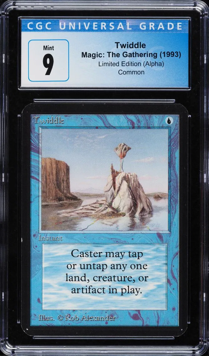 1993 #85 ALPHA TWIDDLE CGC 9 MAGIC THE GATHERING