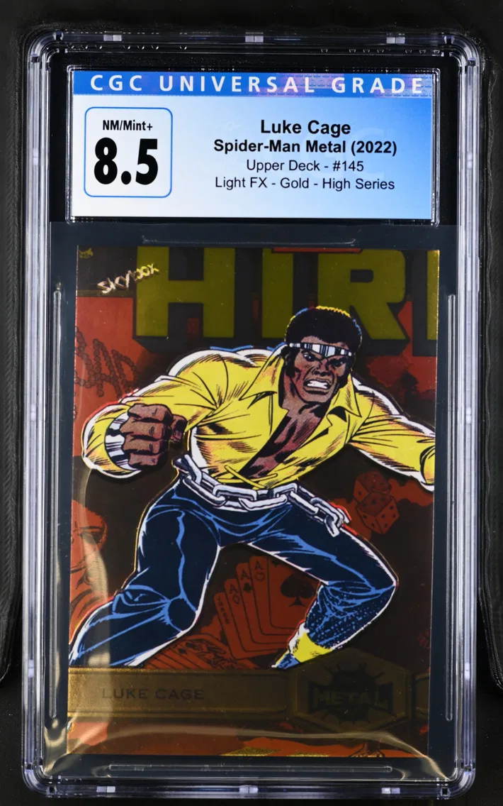 2022 #145 Luke Cage CGC 8.5 Spider-Man Metal - English