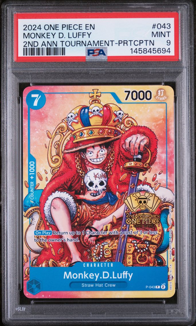 2024 #043 Monkey D. Luffy PSA 9 One Piece Promos