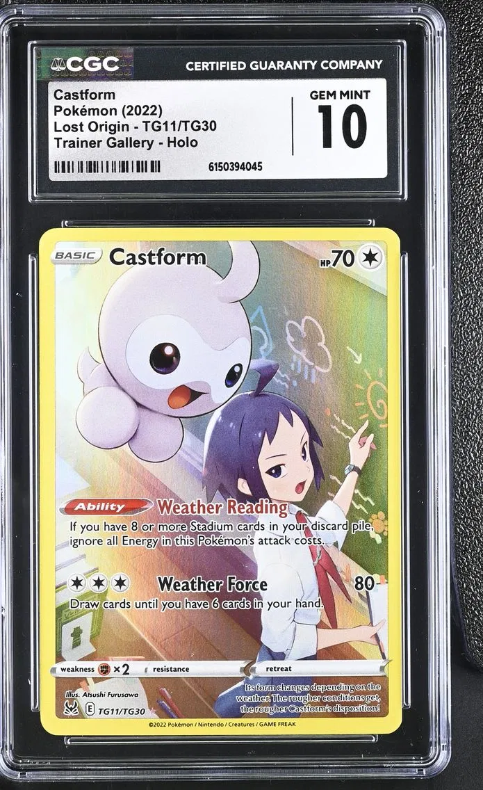 2022 #TG11/TG30 Castform CGC 10 Lost Origin - English