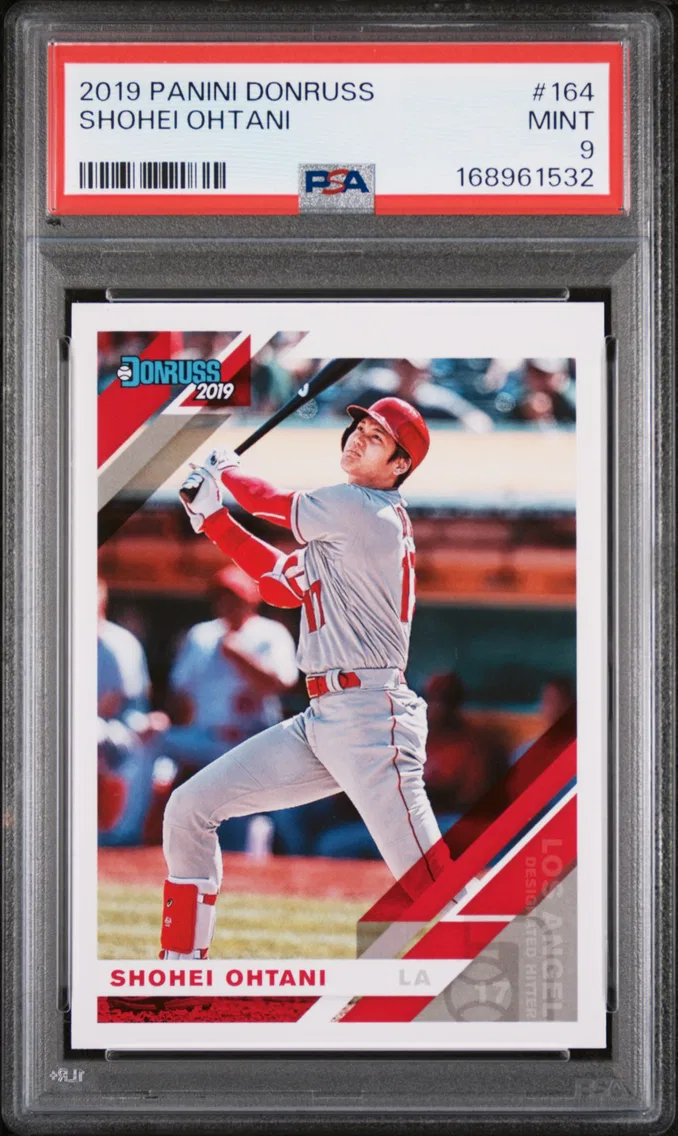 2019 #164 Shohei Ohtani PSA 9 Panini Donruss