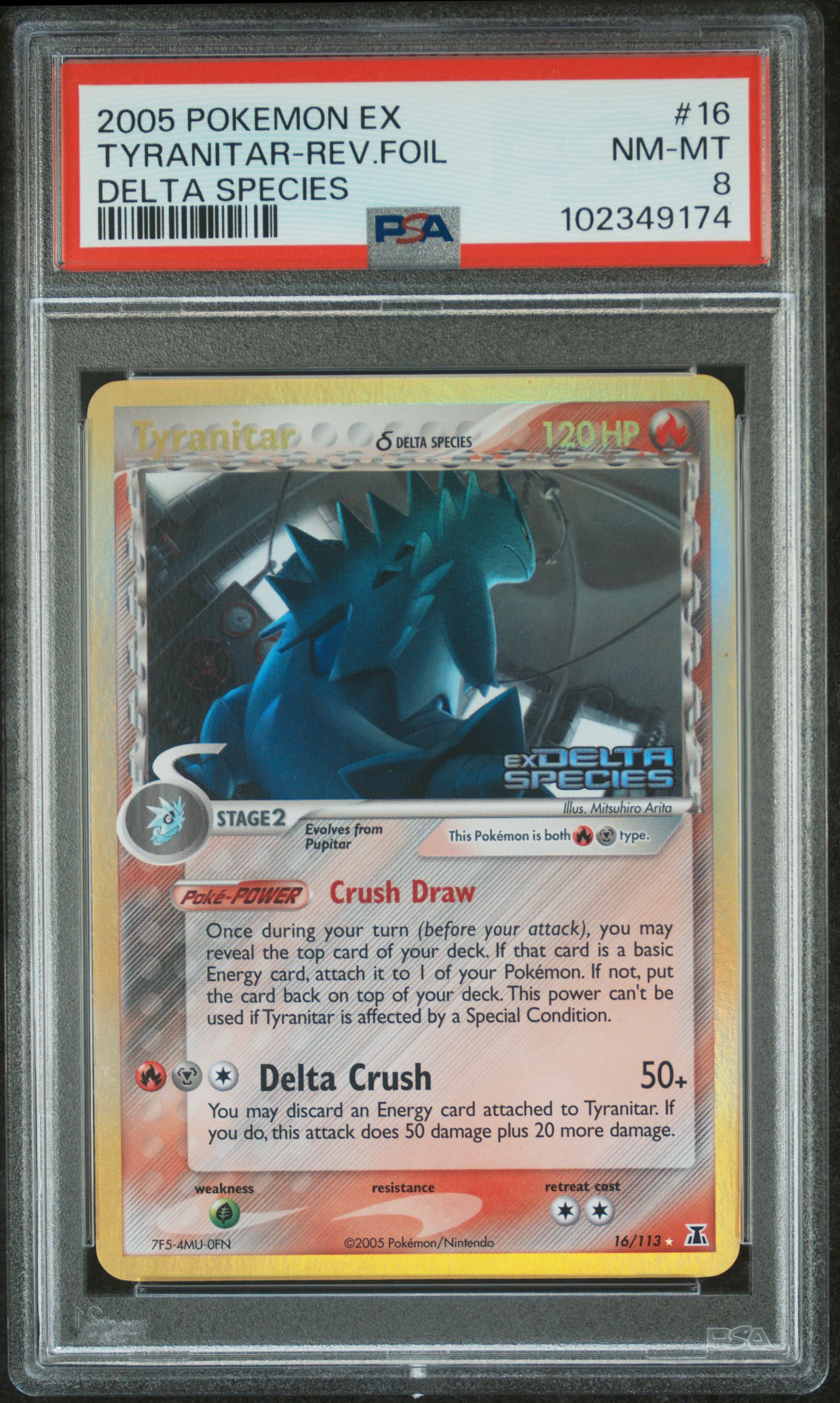 Tyranitar-Reverse Foil