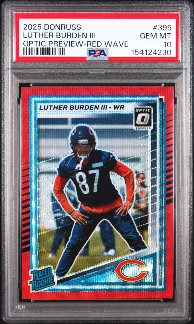 2025 #395 Luther Burden III PSA 10 Panini Donruss