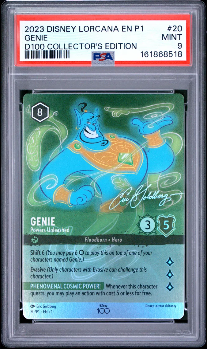 2023 #20 Genie - Powers Unleashed PSA 9 Disney Lorcana EN P1-Promo