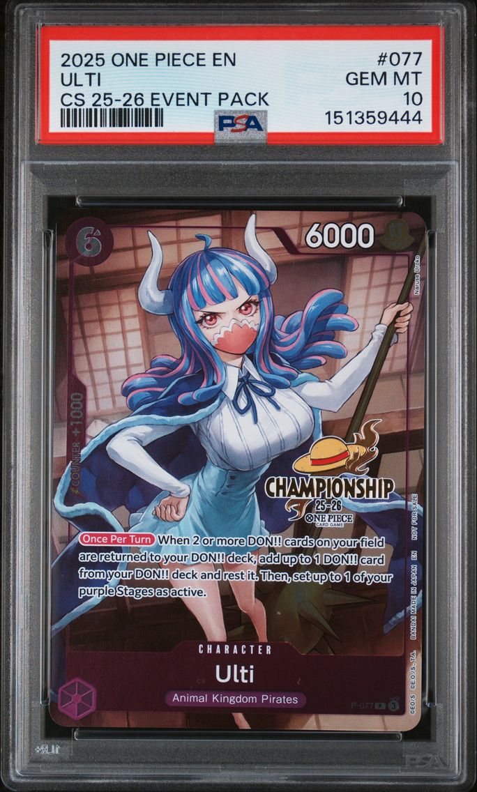 2025 #077 Ulti PSA 10 One Piece