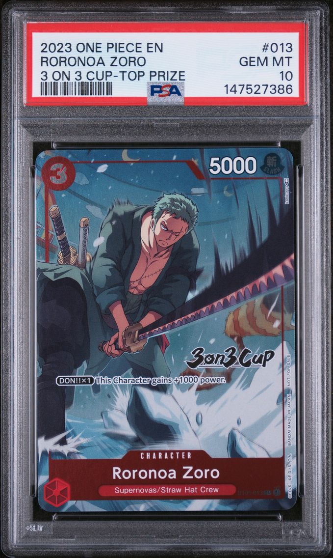 2023 #013 Roronoa Zoro PSA 10 On