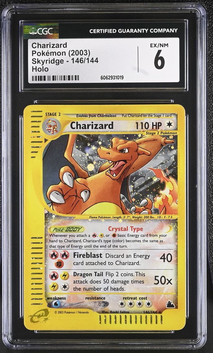 2003 #146 Charizard CGC 6 Skyrid