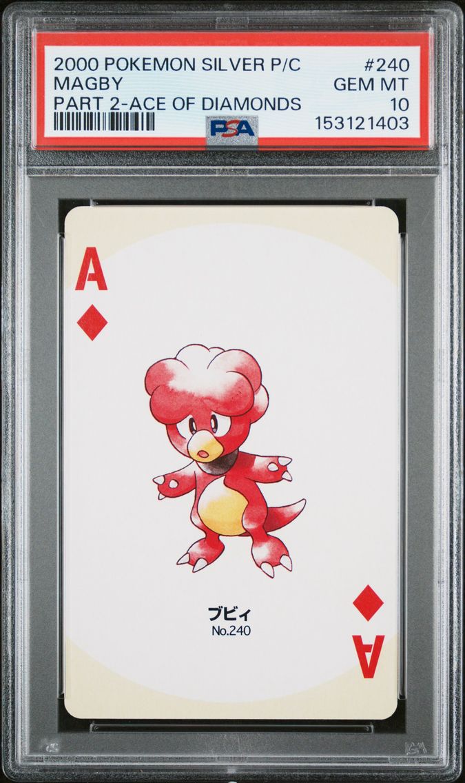2000 #240 MAGBY PSA 10 Silver Version Part 2 Playing Cards