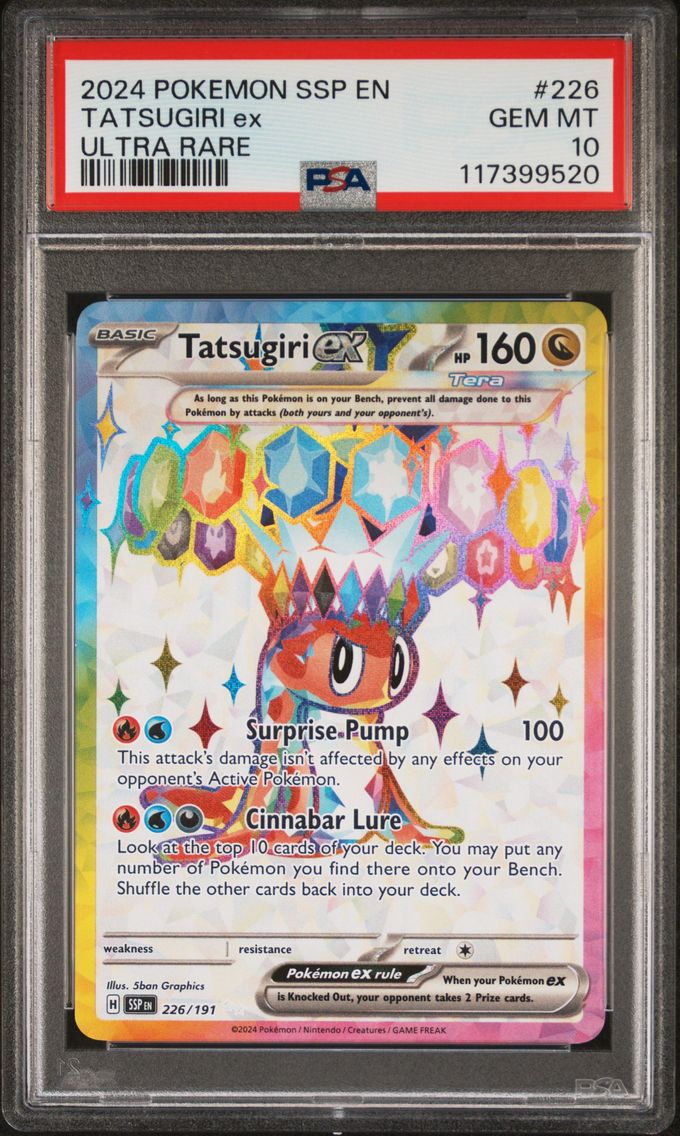 2024 #226 Tatsugiri EX PSA 10 Ss