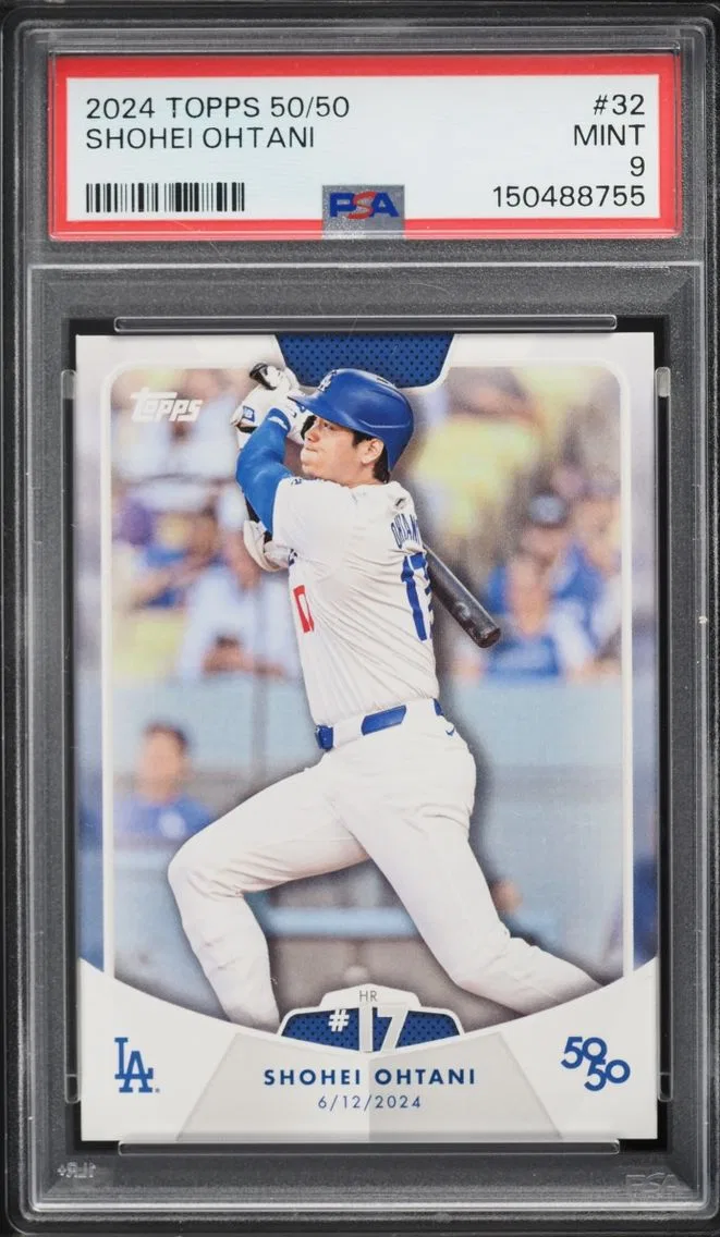2024 Topps 50/50 Shohei Ohtani #32 PSA 9 MINT