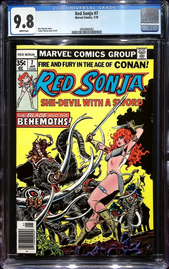1978 Red Sonja #7 CGC 9.8 Marvel Comics