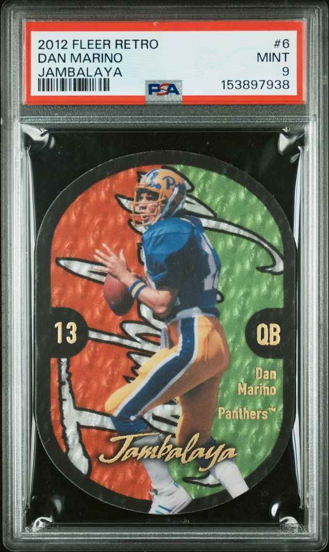 2012 #6 Dan Marino PSA 9 Fleer R
