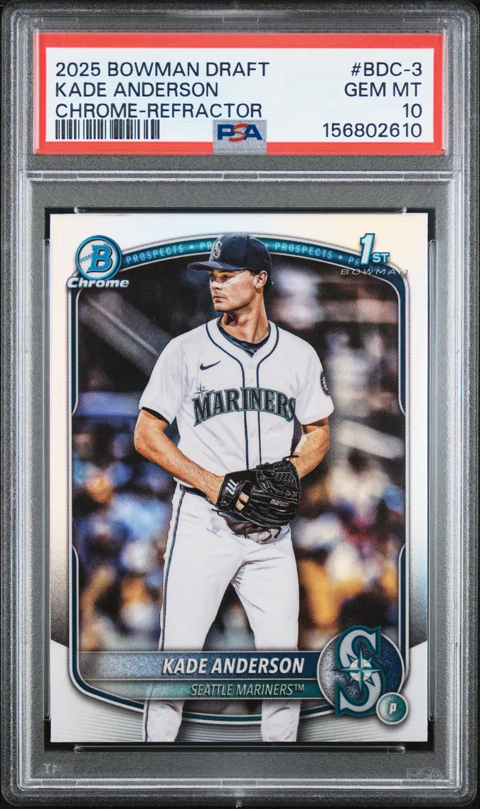 2025 #BDC-3 Kade Anderson PSA 10 Bowman Draft