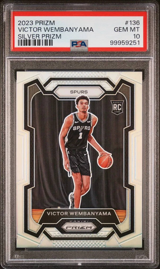 2023 #136 Victor Wembanyama PSA 10 Panini Prizm