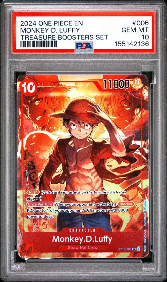 2024 #006 Monkey D. Luffy PSA 10 One Piece Promos