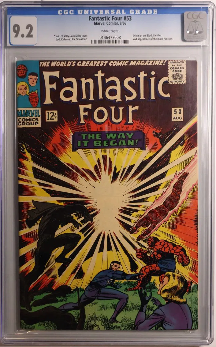 1966 #NA 1966 Fantastic Four #53 CGC 9.2 Marvel Comics CGC 9.2