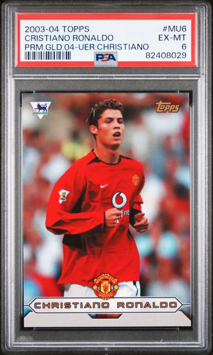2003 #MU6 Cristiano Ronaldo PSA 