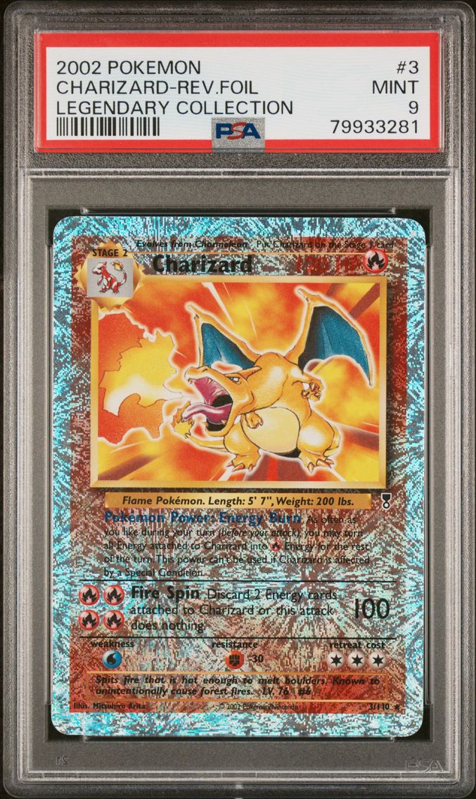 2002 #3 Charizard-Reverse Foil P