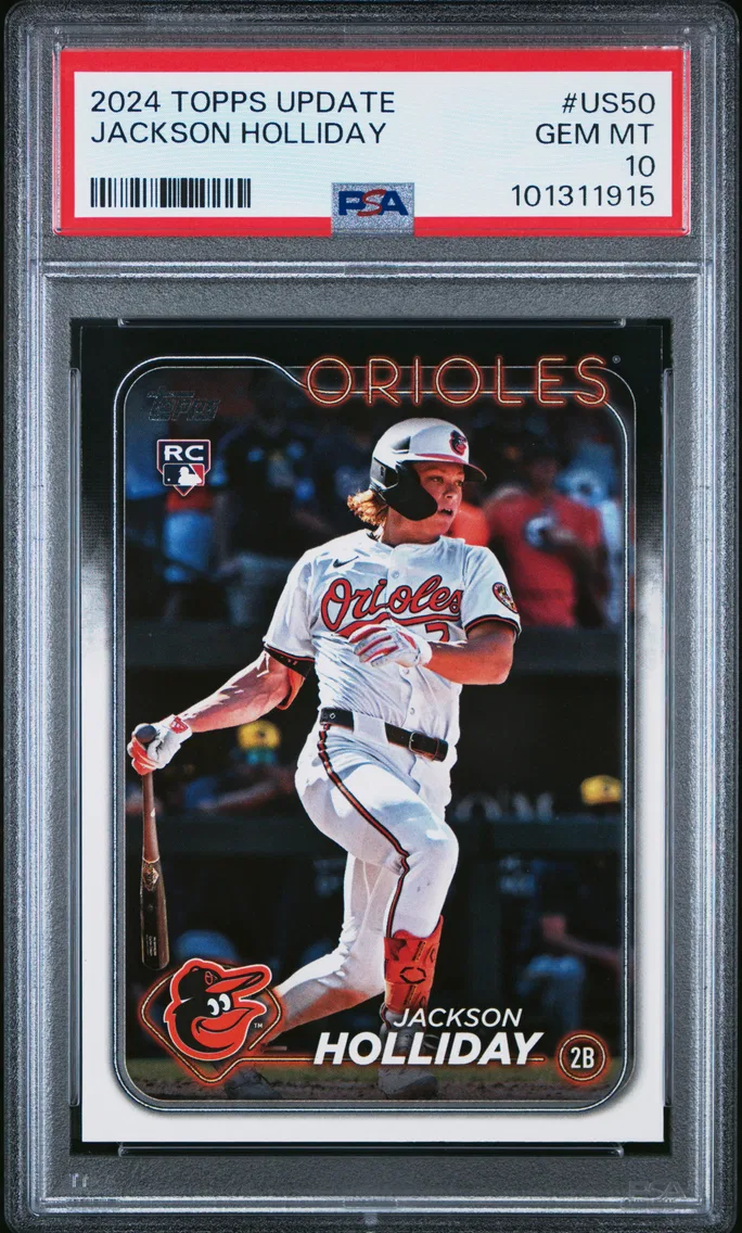 2024 #US50 Jackson Holliday PSA 10 Topps Update