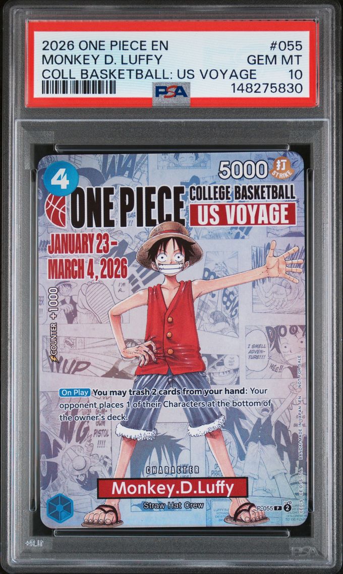 2026 #055 Monkey D. Luffy PSA 10