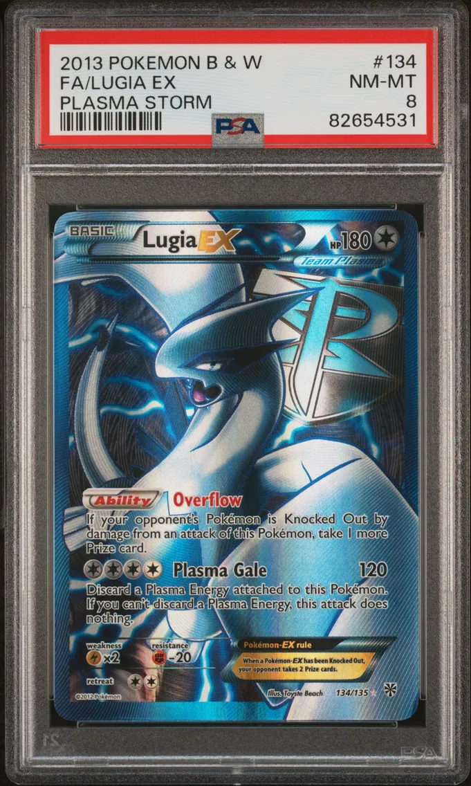 2013 #134 Full Art/Lugia EX PSA 