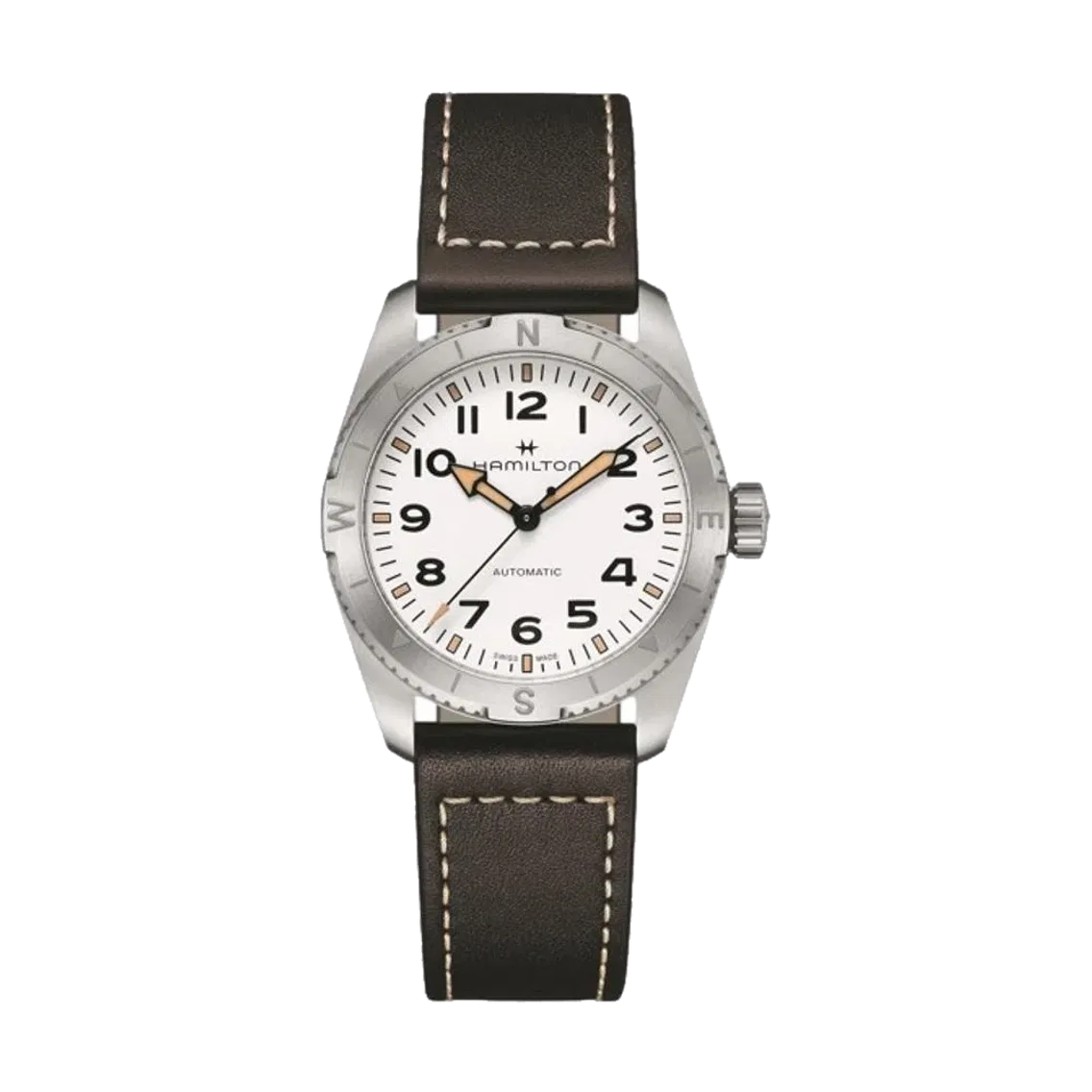Hamilton Khaki Field Expedition 37mm - White on Strap