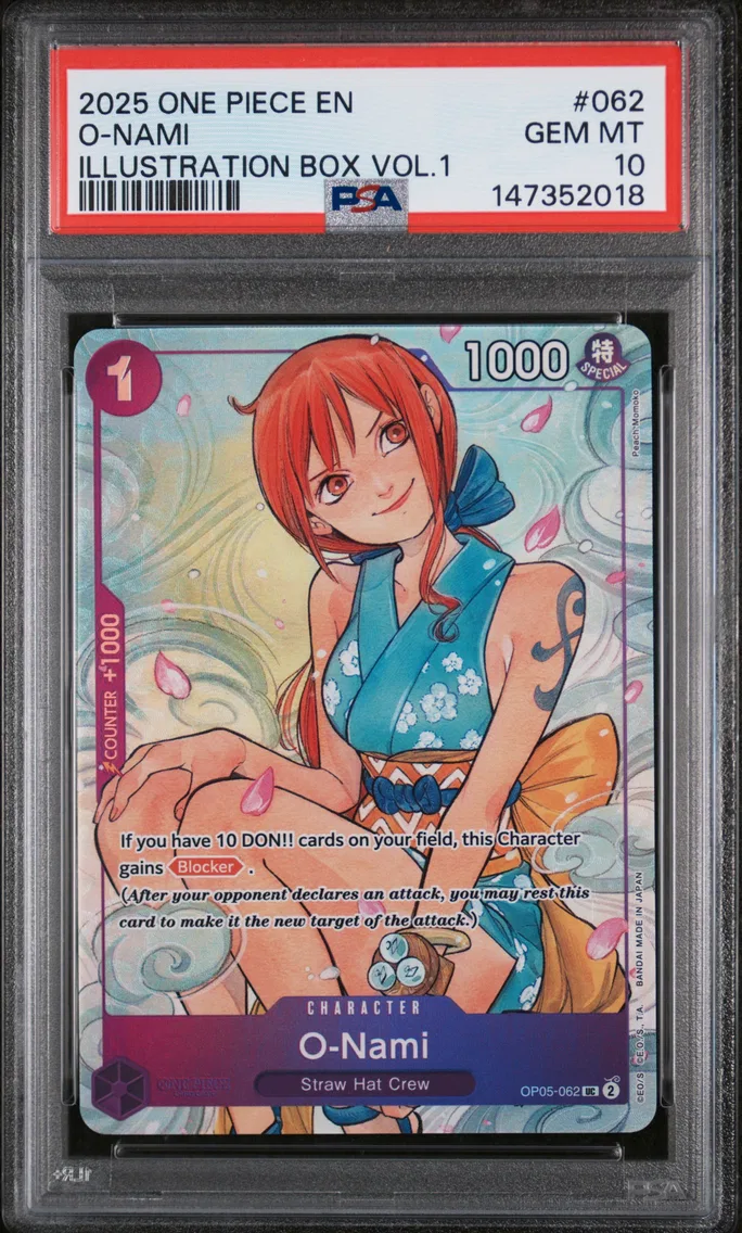 2025 #062 O-Nami PSA 10 One Piece Promos