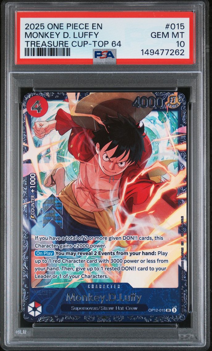 2025 #015 Monkey D. Luffy PSA 10
