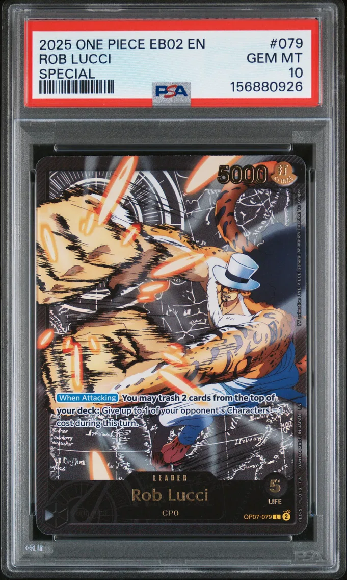 2025 #079 Rob Lucci PSA 10 One P
