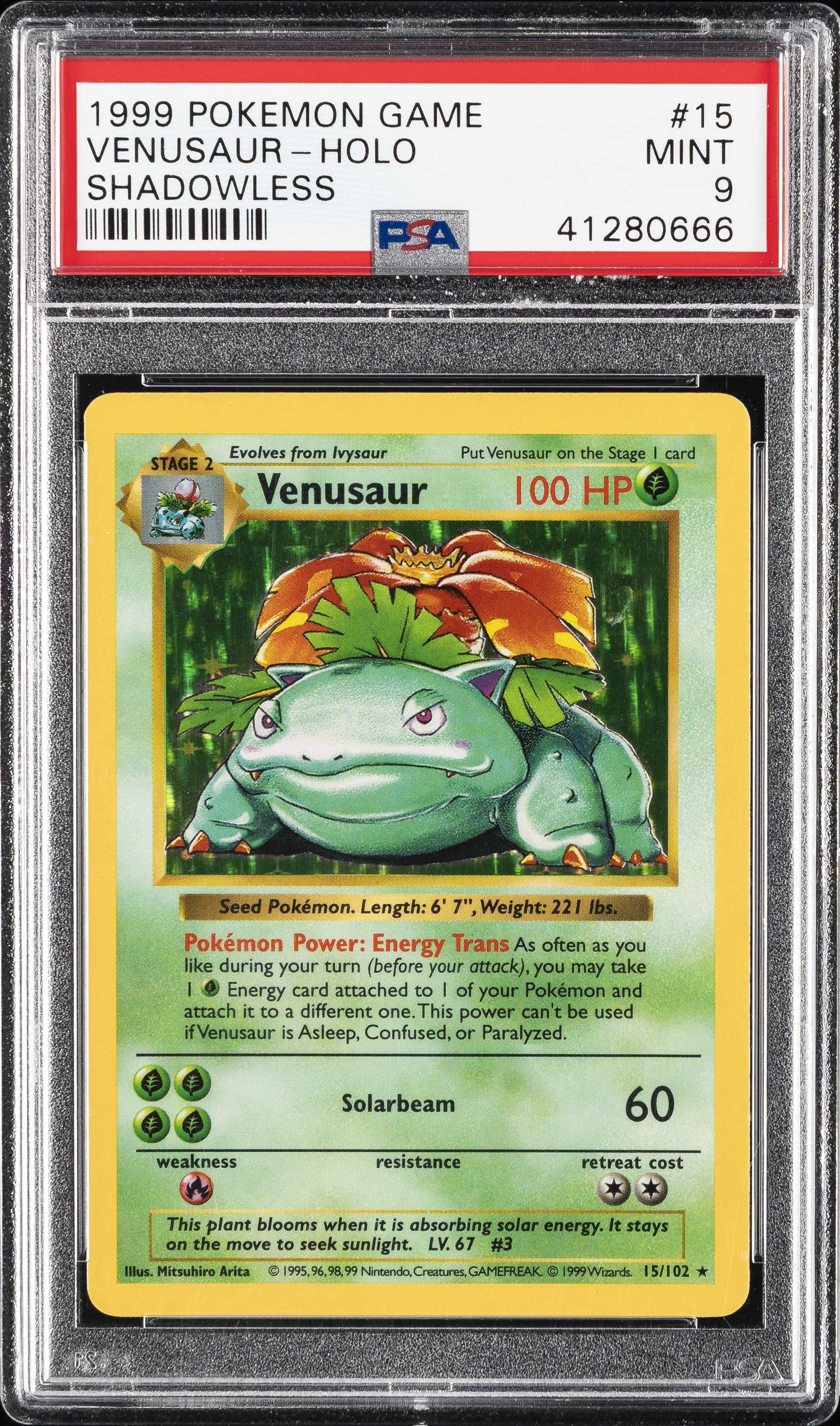 Venusaur-Holo Shadowless