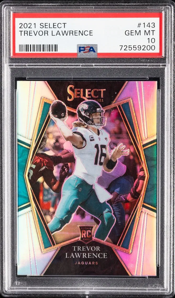 2021 #143 Trevor Lawrence PSA 10 Panini Select Football